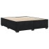 Estructura de cama sin colchón terciopelo negro 180x200