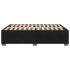 Estructura de cama sin colchón terciopelo negro 160x200