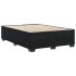Estructura de cama sin colchón terciopelo negro 160x200