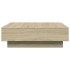 Mesa de centro madera de ingeniería roble Sonoma 90x90x28