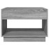 Mesa de centro con Infinity LED gris Sonoma 70x50x50