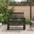 Banco deslizante madera maciza de álamo negro 118x70x104,5