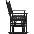 Banco deslizante madera maciza de álamo negro 118x70x104,5