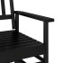 Banco deslizante madera maciza de álamo negro 118x70x104,5