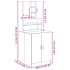 Mueble para lavadora 2 piezas madera de ingeniería roble