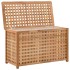 Baúl para la ropa sucia madera maciza nogal 77,5x37,5x46,5