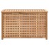 Baúl para la ropa sucia madera maciza nogal 77,5x37,5x46,5