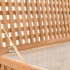 Baúl para la ropa sucia madera maciza nogal 77,5x37,5x46,5