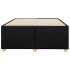 Estructura de cama sin colchón tela negro 120x190