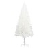 Árbol artificial de Navidad con hojas realistas blanco 210