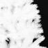 Árbol artificial de Navidad con hojas realistas blanco 210