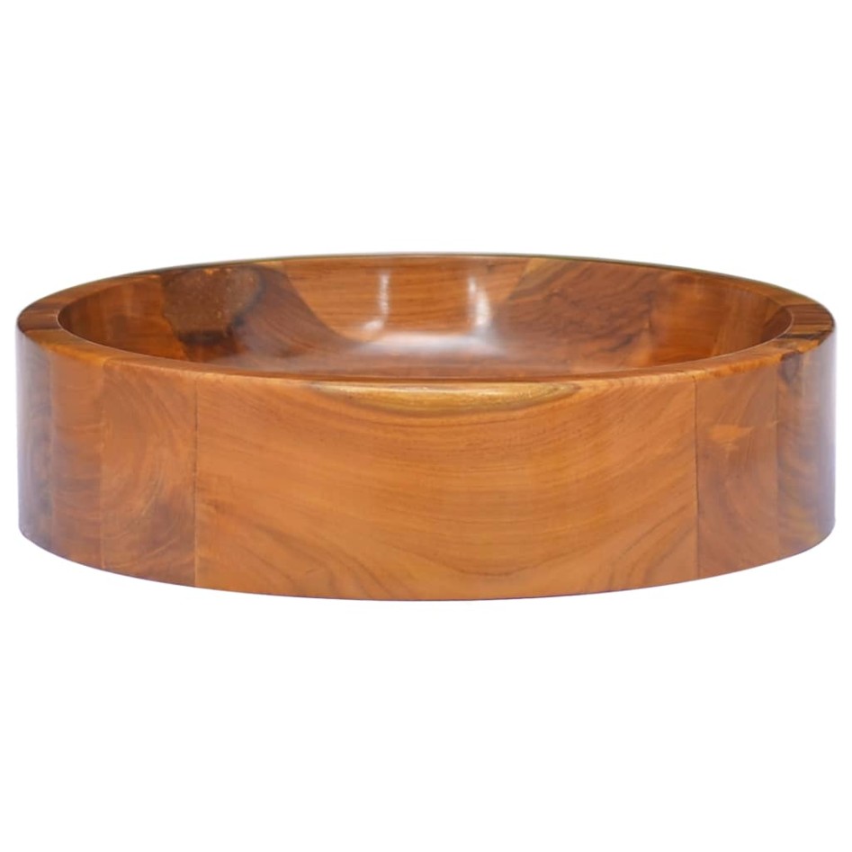 Lavabo de madera maciza de teca Φ40x10
