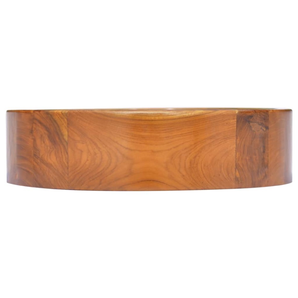Lavabo de madera maciza de teca Φ40x10