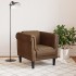 Sillón de cuero sintético de ante
