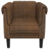 Sillón de cuero sintético de ante