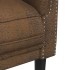 Sillón de cuero sintético de ante