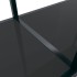 Mesa consola vidrio templado negro 160x35x75,5