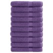 Toallas premium SOLUND 10 unidades morado 100x200 cm 600 gsm