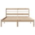 Estructura de cama sin colchón madera maciza de pino 160x200