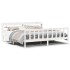 Cama sin colchón madera maciza de pino blanca 180x200