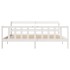 Cama sin colchón madera maciza de pino blanca 180x200