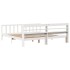 Cama sin colchón madera maciza de pino blanca 180x200