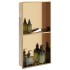 Hornacina ducha acero inoxidable dorado cepillado 32x62x9