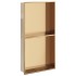 Hornacina ducha acero inoxidable dorado cepillado 32x62x9