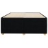 Estructura de cama sin colchón tela negro 120x190