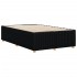 Estructura de cama sin colchón tela negro 120x190