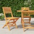 Sillas de jardín plegables 2 uds madera maciza teca