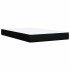 Cama box spring con colchón tela negro 120x200