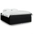 Cama box spring con colchón tela negro 180x200
