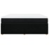 Cama box spring con colchón tela negro 180x200