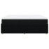 Cama box spring con colchón tela negro 180x200