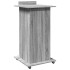 Atril con ruedas y cajón madera gris Sonoma 55x55x107