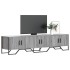 Mueble de TV madera de ingeniería gris Sonoma 180x34x41