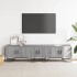 Mueble de TV madera de ingeniería gris Sonoma 180x34x41