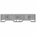Mueble de TV madera de ingeniería gris Sonoma 180x34x41