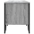 Mueble de TV madera de ingeniería gris Sonoma 180x34x41
