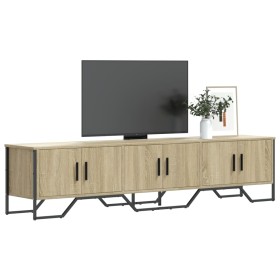 Mueble de TV madera de ingeniería roble Sonoma 180x34x41