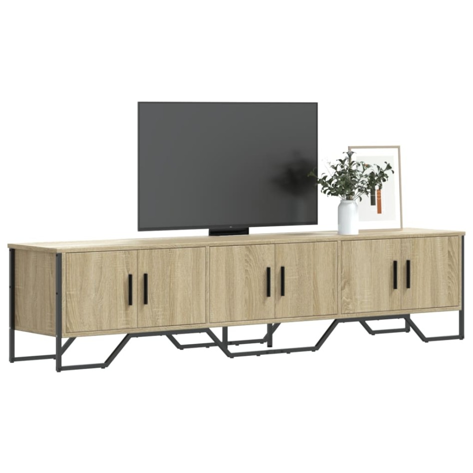 Mueble de TV madera de ingeniería roble Sonoma 180x34x41
