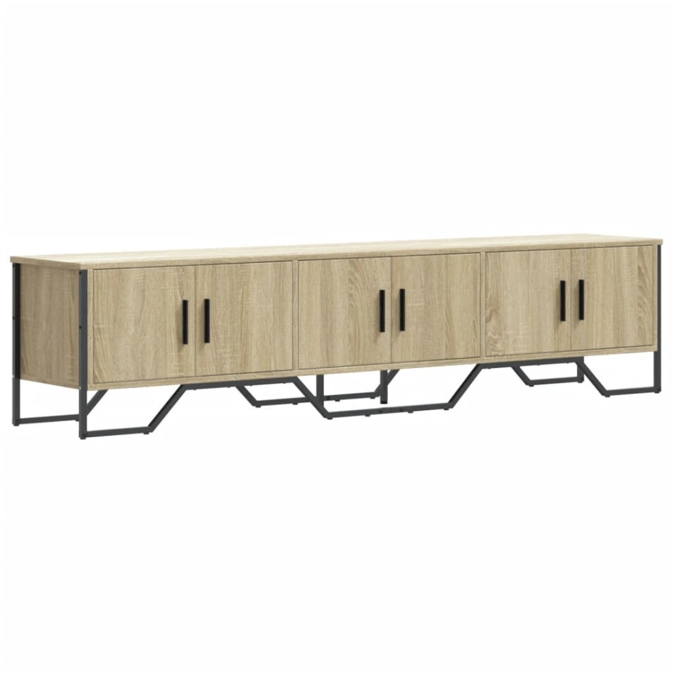 Mueble de TV madera de ingeniería roble Sonoma 180x34x41
