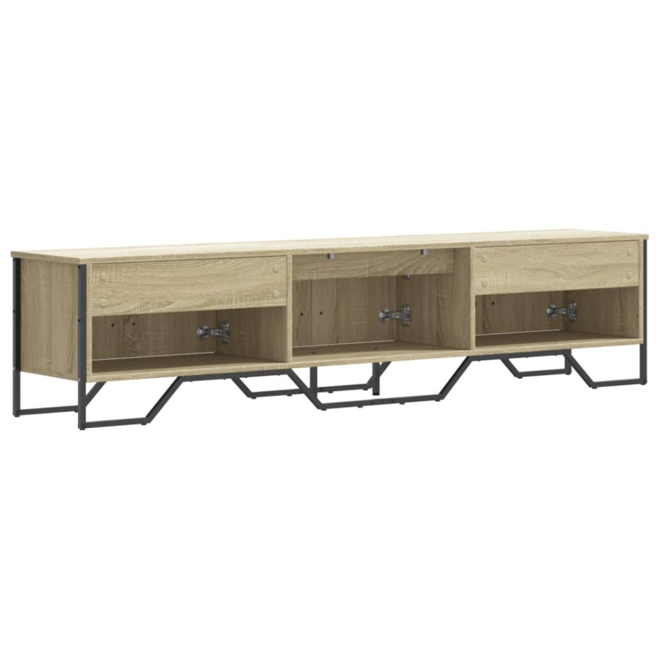 Mueble de TV madera de ingeniería roble Sonoma 180x34x41