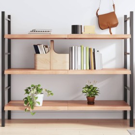 Estante pared madera roble tratada marrón claro 140x60x(2-4)