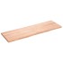 Estante pared madera roble tratada marrón claro 160x50x(2-4)
