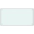Salpicaderos de cocina 2 uds vidrio templado blanco 80x50