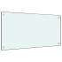 Salpicaderos de cocina 2 uds vidrio templado blanco 80x50