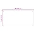 Salpicaderos de cocina 2 uds vidrio templado blanco 80x50