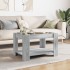 Mesa de centro y LED madera ingeniería gris Sonoma 73x53x45